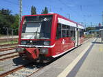 eisenbahngesellschaft-potsdamegp/855722/672-914am-20juli-2024als-rb-bergen-mukranin 672 914,am 20.Juli 2024,als RB Bergen-Mukran,in Bergen/Rügen.