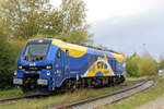 evb 159 229-4 / nach einen kurzen Halt , geht die Fahrt weiter in Richtung Hauptbahnhof Tostedt. Datum: 25.10.2026.