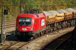 CSKD ITL �BB 1116 234-4 mit Schotterwagen �hnlich Fans 128 in Ulm am 03.10.2007.