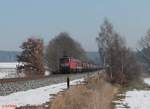 232 673-4 und 132 109 ziehen einen Kesselzug aus Vohburg Bayern Öl bei Naabdemenreuth .