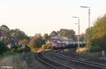 232 182 und 232 238 mit einem Kesselzug Bitterfeld - Vohburg bei der Einfahrt in Wiesau.