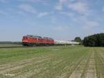 318 und 315 mit Zementzug bei Oberteich am 5.06.10