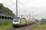 ME 146-11 fährt am 31.07.2023 in den Tostedter Bahnhof ein.