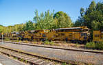   Die Plasser & Theurer Bettungsreinigungsmaschine RM 95-800 W der MGW Gleis- und Weichenbau-Gesellschaft mbH & Co.