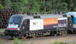 MRCE - ES 64 U2-030 vermietet an das Unternehmen HKX ( Hamburg - Köln - Express ) Tostedt den 06.07.2012