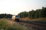 218 105 solo auf dem Weg gen Süden bei Kirchlamitz Ost. 22.07.21