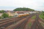 Doppeltraktion Oberpfalz Bahn in Schwandorf 09.05.13