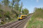 1641 706 als RB23 79731 Marktredwitz - Regensburg beim verlassen von Reuth bei Erbendorf.