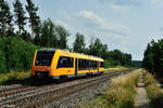 1648 204 als RB23 OPB79730 Regensburg - Marktredwitz kurz vor Wiesau/Oberpfalz.