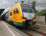 445 103-5 als OE2(RE 37370)von Bad Kleinen nach Cottbus kurz vor der Ausfahrt im Bahnhof Bad Kleinen.30.06.2013