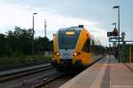 ODEG/362689/vt-646041-646-041-3-odeg-- VT 646.041 (646 041-3) ODEG - Ostdeutsche Eisenbahn GmbH hatte sich in Rathenow an den VT 646.044 (646 044-7) gekoppelt und fuhren dann nach Eberswalde ins BW. 25.08.2014