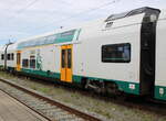 ODEG/858956/odeg-doppelstock-wagen-94-80-3462-317-9 ODEG-Doppelstock Wagen 94 80 3462 317-9 D-ODEG am am 17.08.2024 im Rostocker Hbf.