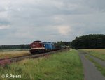 204 425 + 204 011 + 140 007 mit dem leer Autozug nach Mosel bei Oberteich.