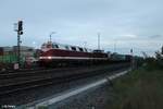 Nach dem der SETG ER20-01 den Containerzug Teil 2 samt Vectron 193 831  Christian Doppler  raus geholt hat setzten sich 118 770 und 204 237 an die Zugspitze und warten auf die Abfahrt nach Hof.