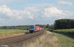 246 049 der Press mit dem SETG Wiesau Containerzug Wiesau - Hof - Hamburg bei Oberteich.