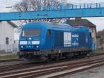 PRESS Eisenbahn-Bau- und Betriebsgesellschaft Pressnitztalbahn mbH/418816/press-253-015-8-unterwegsam-08april-2015in PRESS 253 015-8 unterwegs,am 08.April 2015,in Bergen/Rügen.