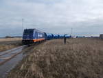 Raildox 76 109,am 12.Februar 2018,in Greifswald Ladebow.