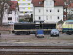railsystem-rp-gmbh/803354/im-ehemaligen-bw-meiningen-standam-01februar Im ehemaligen Bw Meiningen stand,am 01.Februar 2023,die RPRS 291 037.