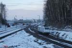 Nun rollt sie wieder zurück um ans andere Ende des zuges sich zu setzen.