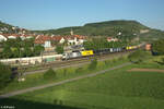 193 997-4  Pferde Lok  mit einem KLV-Zug durch Retzbach-Zellingen. 11.05.24