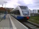 Am 22.05.09 steht UBB mit Ziel Wolgast im Endbahnhof Swinemnde Centrum (PL)