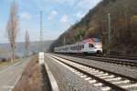 411 als SE25069 Koblenz - Wiesbaden beim Lorelay Betriebsbahnhof.