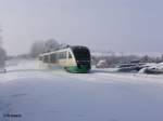 VT07 mit der VBG 81108 nach Hof und 45min versptung bei Schnfeld.