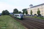 Vt14 als VBG81112 Regensburg - Hof bei Einfahrt in Weiden.