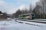 VT04 verlsst Arzberg als VBG20875 Marktredwitz - Cheb.