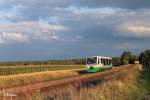 VT45 auf Überführungsfahrt nach Hof bei Oberteich.