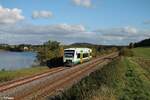 VT151 als VBG RB2 80226 Bad Brambach - Zwickau an der Talsperre Pirk. 16.10.21