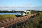 VT155 als VBG RB2 80228 Adorf(vogtl) - Zwickau an der Talsperre Pirk. 16.10.21