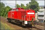 DB Schenker 298 327-8 solo am 16.06.2014 durch Panketal-R�ntgental.