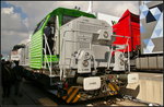 InnoTrans 2016 in Berlin: Mit der dreiachsigen G 6 für den schweren Rangierdienst kommt Vossloh auf die Messe.