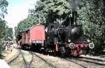 Lok Nr.1 mit Namen Ebermannstadt bei der Parade zum Jubil�um 100 JahreDB-Museum N�rnberg am 16.10.1999.