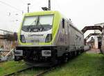 187 013 Captrain im Museumsgelände beim 8.Dampfloktreffen in dresden am 15.04.2016.