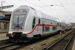 in abweichender Wagenreihung stand der IC 2239 von Rostock Hbf nach Leipzig im Rostocker Hbf.07.02.2020