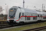 in abweichender Wagenreihung fuhr der IC 2239 von Rostock Hbf nach Leipzig ab Rostocker Hbf.14.02.2020