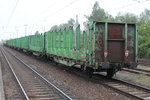 Güterwagen Laans der Firma VTG France SAS Paris abgestellt im Hp Rostock-Bramow.29.05.2016
