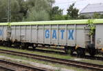 Guterwagen/858833/am-nachmittag-stand-37-ten-80 Am Nachmittag stand 37 TEN 80 D-GATXD 0805 028-8 Tamns im Bahnhof Rostock-Bramow.16.08.2024