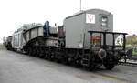 Tragschnabeltransporter von Ampiron mit einem 275to Trafo beladen in V�hringen am 25.04.2016.
