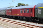 Historisch/862009/d-wfl-56-80-881-001-6-wrge D-WFL 56 80 881 001-6 WRge Wagen am 14.09.2024 in Warnemünde