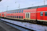 Hocheinstiegs-Dosto am 20.02.2026 im Rostocker Hbf.
