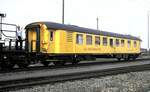 L�-Messwagen der DB; ein Begleitwagen der Eisenbahn-Schwerlastgruppe (ESG) Schwerte (Ruhr) mit Ladema�anzeige f�r das Verschieben der Ladung, bei der Parade 150 Jahre Eisenbahn in Deutschland am