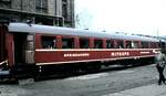 Mitropa Speisewagen beim Jubil�um 100 Jahre Bundesbahn Ausbesserungswerk Hannover-Leinhausen am 31.03.1978.