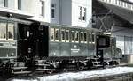 Trossingen Stadt Wagen Lias und Lok Lina beim Jubil�um 100 Jahre Eisenbahn Trossingen am 13.12.1998.