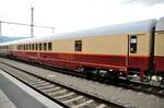 TEE Rheingold Wagen 8 Clubwagen D-AKE 56 80 89-90 401-4 Wgmh 854 in Lindau-Reutin am 12.08.2023.