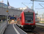 DZ 13291 von Warnem�nde nach Berlin Hbf bei der Bereitstellung in Warnem�nde.17.05.2026