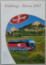 (254'836) - Car Rouge - Fr�hlings-Reisen 2007 am 5.