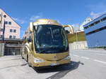 (197'655) - Aus England: Bakers Dolphin, Bristol - HD08 GLD - Scania/Irizar in St.